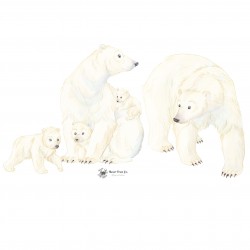 Le Portrait de Notre Famille - Ours Polaires