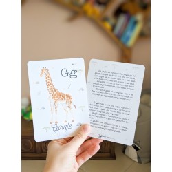 Cartes L’ABC des animaux - apprendre l'alphabet en s'amusant - Français/Anglais