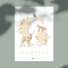 Affiche Initiale Prénom Bébé ou Enfant Personnalisée