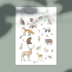 Affiche "Les Animaux de la...