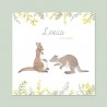 Faire-Part de Naissance Personnalisable - Kangourous